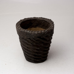 陶器製（２号ポット相当）　多肉植物の欲しがる植木鉢 AAM-2876 1枚目の画像
