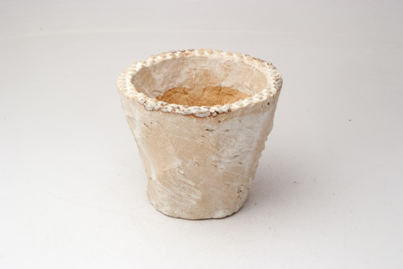 陶器製（2.5号ポット相当）　多肉植物の欲しがる植木鉢 OPS-2962 1枚目の画像