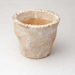 陶器製（2.5号ポット相当）　多肉植物の欲しがる植木鉢 OPS-2964 1枚目の画像