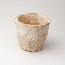 陶器製（2号ポット相当）　多肉植物の欲しがる植木鉢 OPSS-2968 1枚目の画像