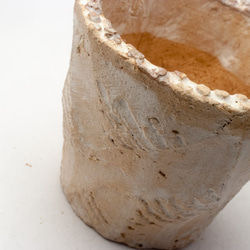 陶器製（2号ポット相当）　多肉植物の欲しがる植木鉢 OPSS-2968 2枚目の画像