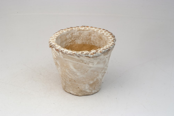 陶器製（2号ポット相当）　多肉植物の欲しがる植木鉢 OPSS-3510 1枚目の画像