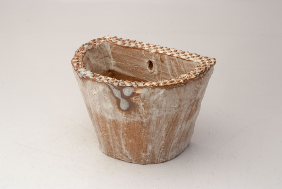 陶器製　多肉植物の欲しがる植木鉢 HP-3985 1枚目の画像