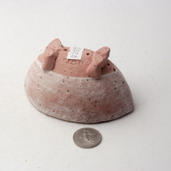 陶器製　多目的自由な植木鉢 CV-4255ミカゲピンク 3枚目の画像