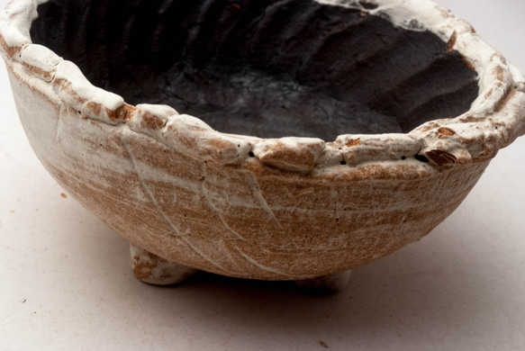 陶器製　多肉植物の欲しがる植木鉢 WM-4409 2枚目の画像