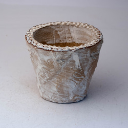 陶器製（2.5号ポット相当）　多肉植物の欲しがる植木鉢 OPS-4919 1枚目の画像