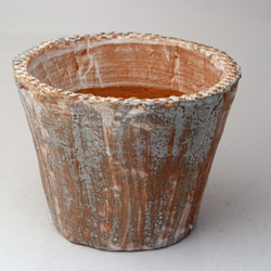 陶器製（4号ポット相当）　多肉植物の欲しがる植木鉢 SMLL-5070 1枚目の画像