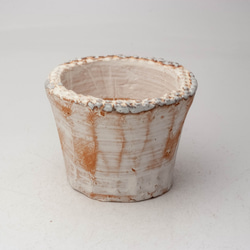 陶器製（2.5号ポット相当）　多肉植物の欲しがる植木鉢 SMS-3813 1枚目の画像
