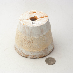 陶器製（2.5号ポット相当）　多肉植物の欲しがる植木鉢 NSSc-6201イエロー 3枚目の画像
