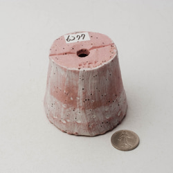 陶器製（２号ポット相当）　植木鉢　 AASc-ミカゲピンク-6277 3枚目の画像