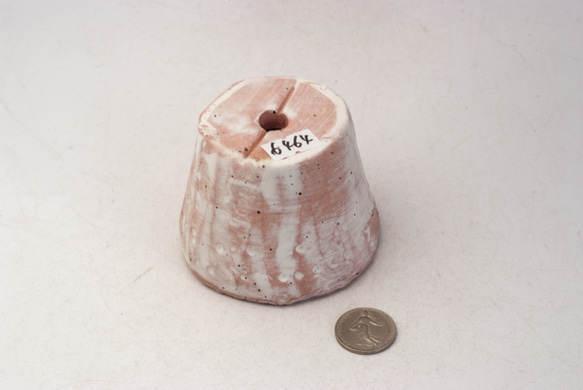 陶器製（２号ポット相当）　植木鉢　 AASc-ミカゲピンク-6464 3枚目の画像
