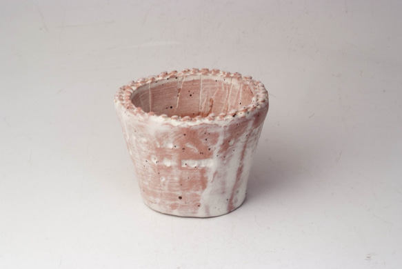 陶器製（２号ポット相当）　植木鉢　 AASc-ミカゲミックス-7095 1枚目の画像