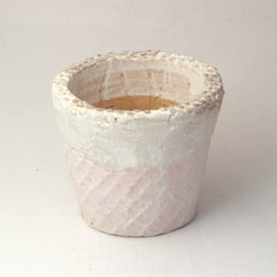 陶器製（2.5号ポット相当）　pots鉢 NSSc-7310ピンク 1枚目の画像