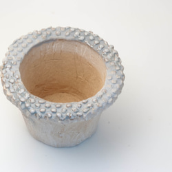 陶器製（２号ポット相当）pots鉢 AAScd-7628ブルー 2枚目の画像