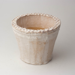 陶器製（2.5号ポット相当）多肉植物の欲しがる植木鉢 OPS-7967 1枚目の画像
