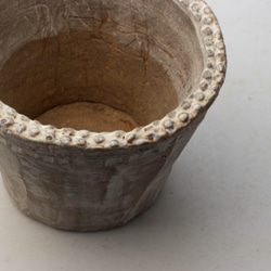 陶器製（3号ポット相当）多肉植物の欲しがる植木鉢 SMM-9503 2枚目の画像