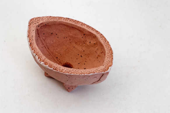 陶器製　多目的自由な植木鉢 CVc-ミカゲピンク-9966 2枚目の画像
