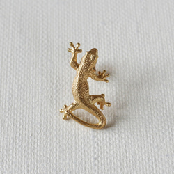creema限定 Gecko(ゲコ・ゲッコー)ヤモリの片耳ピアス 3枚目の画像