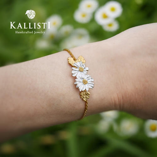 デイジーフラワーブレスレット SV925 ブレスレット オトギノウタ 通販