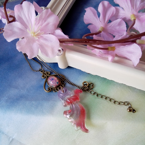 Pink mist ネックレス 3枚目の画像