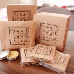 微森林．日本原裝進口天然蜜蠟霜 木製品 木工用 400 g 木器保養 木頭保養 第3張的照片