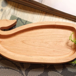 微森林．鯨硯．原木侍餐盤．多功能器皿 / 櫻桃木 第2張的照片