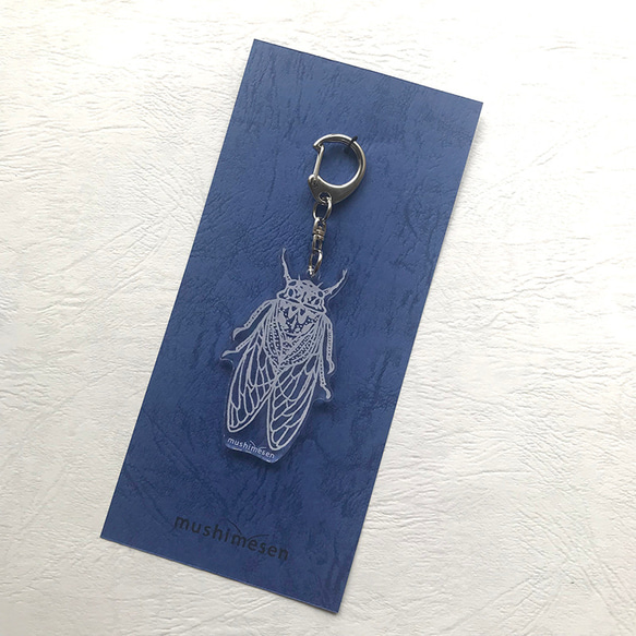 NEW！＞「日本の昆虫シリーズ」彫刻アクリルキーホルダー