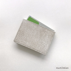 [NEW！]真皮零錢包&lt;Kiro x Scarab&gt; Musimesen平裝本皮革“日本昆蟲系列” 第2張的照片
