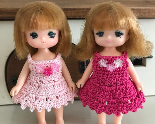 ミキちゃんマキちゃん 服 ニットワンピース（01） - メルカリ