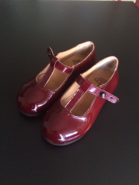 【受注制作】イタリアからハンドメイド子供靴　T-Strap 17.0-19.0cm 2枚目の画像