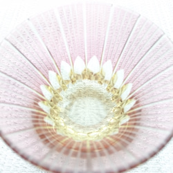 切子ガラス　　ぐいのみ　「輪菊」 2枚目の画像