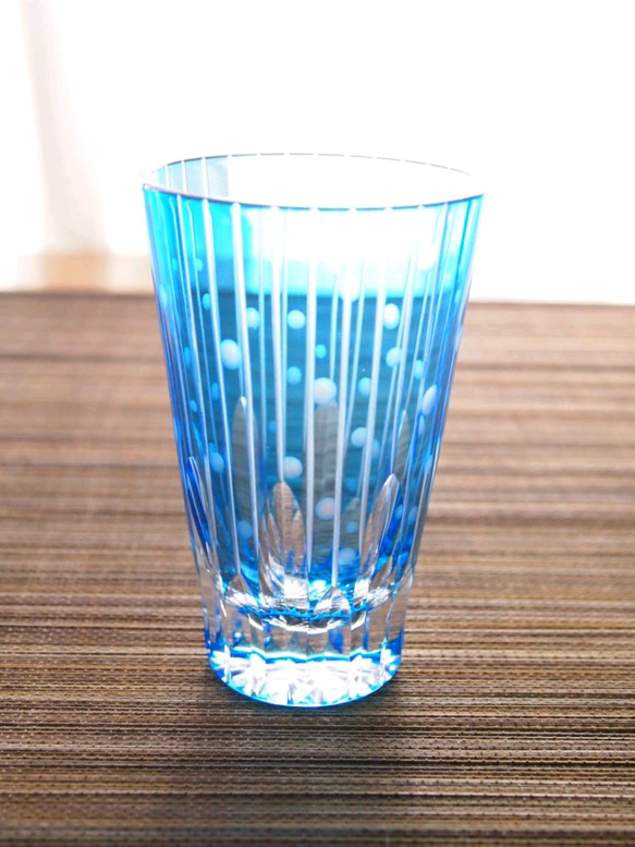切子ガラス　　タンブラー　「メテオライト」 1枚目の画像