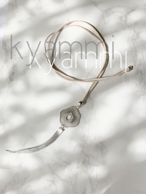 幾何学模様 シルバーチェーン ネックレス 【公式通販】