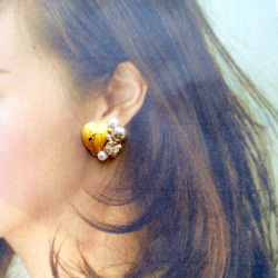 goldheart&pearl pierce、earring 3枚目の画像