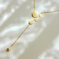 round leaf tree & pearl longnecklace〜16kgf〜 3枚目の画像