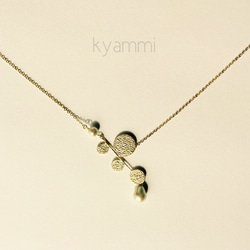 round leaf tree & pearl necklace～16kgf～ 4枚目の画像