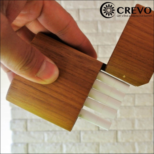 ☆人気ギフト☆ 木製 6本シガレットケース【KEMURI】タバコ ※受注生産