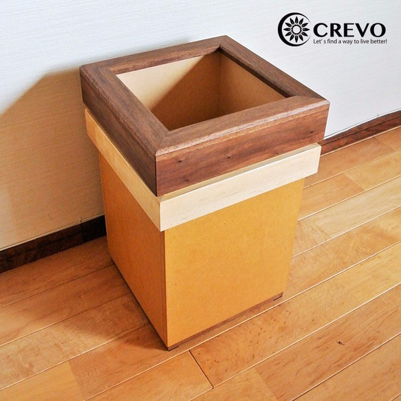 木製 ゴミ箱【TRUSHbox-large】ダストボックス 45L ※一点在庫有り 7枚目の画像