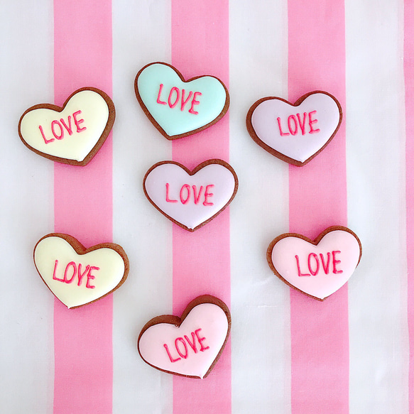 LOVE♡レタリングクッキー 1枚目の画像