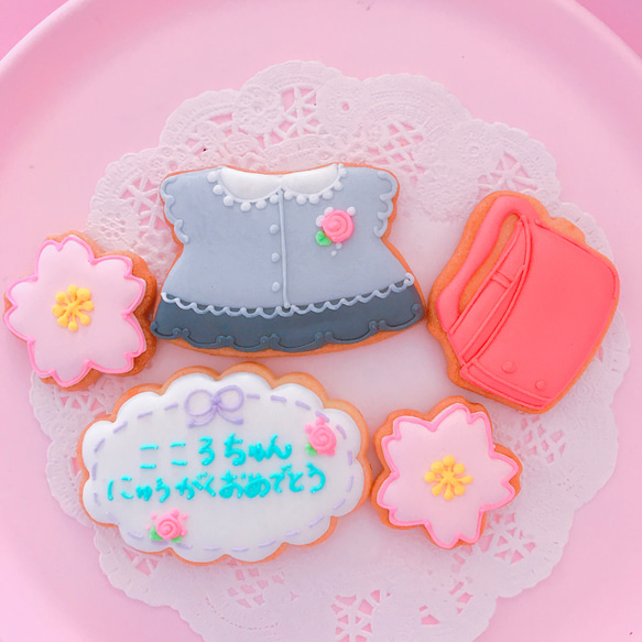 おおくんです。アイシングクッキー 母の日】アイシングクッキー＊5枚セット＊ラッピング込み スイーツ・お