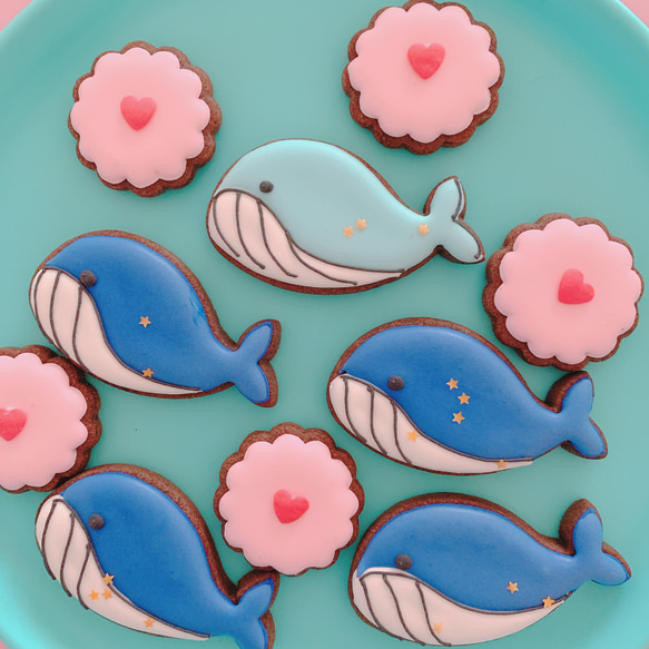 2019夏　クジラクッキー・whale cookie 1枚目の画像