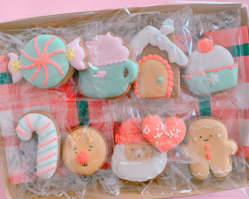 クリスマスクッキーセット クリスマスクッキーset A – アイシングクッキー工房LEAP