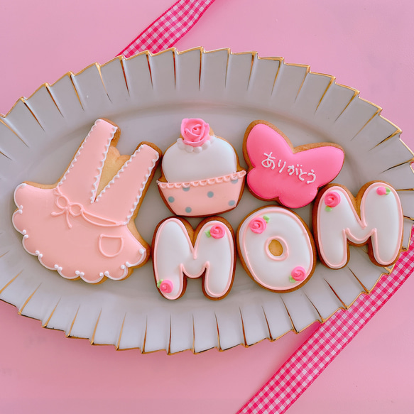 母の日アイシングクッキー【６枚セット】mothers day 4枚目の画像