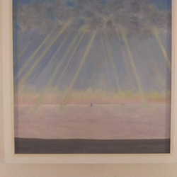 天使の梯子 絵画 マエガワ ユウコ 通販 3985813｜Creema(クリーマ)