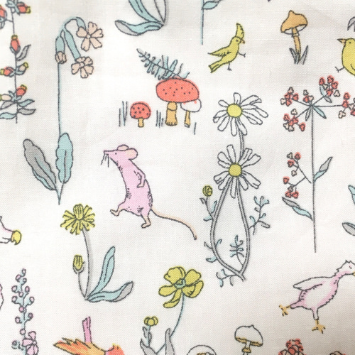 お弁当袋×リバティ生地使用／名入可|お弁当包み |刺繍|お道具