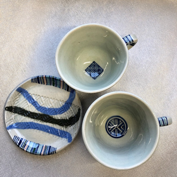 『新春福袋2021』コーヒーカップ.小皿3個セット 2枚目の画像