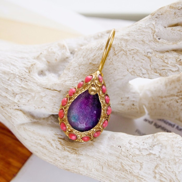 東方耳環和下降紫水晶PK 第2張的照片