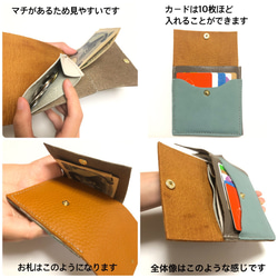 コンパクト財布　【一点物】 5枚目の画像