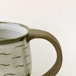 白と黒のマグカップ (かきおとし) 2枚目の画像