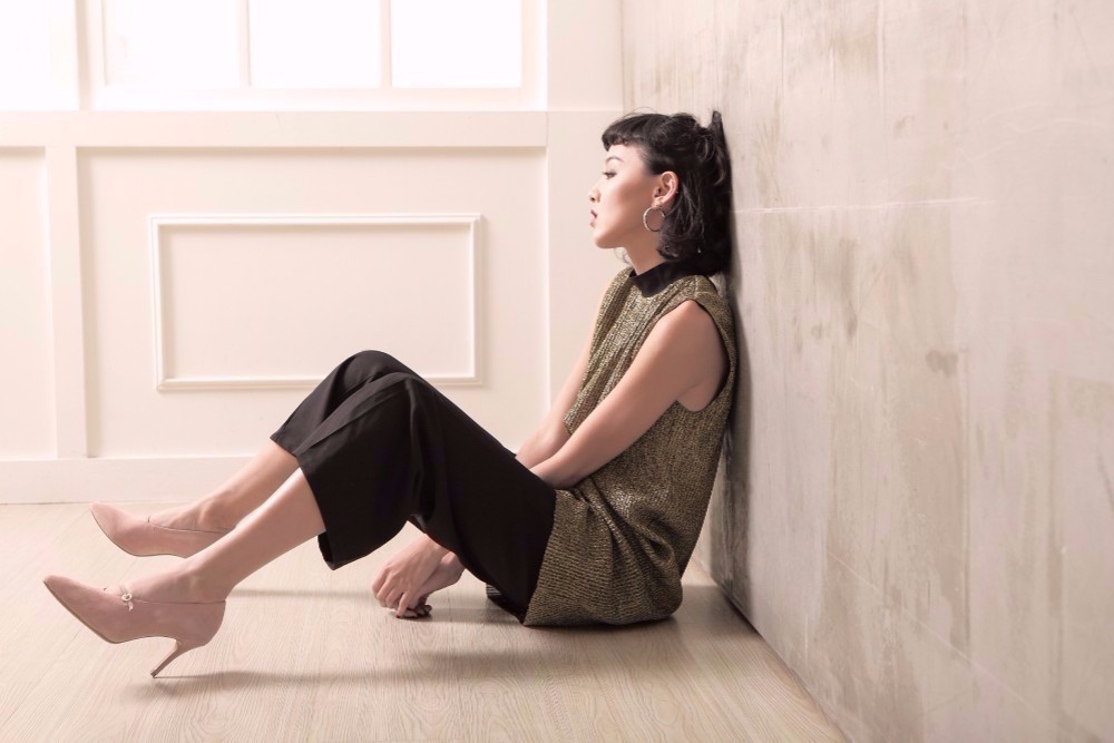 【CREEMA店限定SALE 】シャーロット V カット パンプス(ピンク)